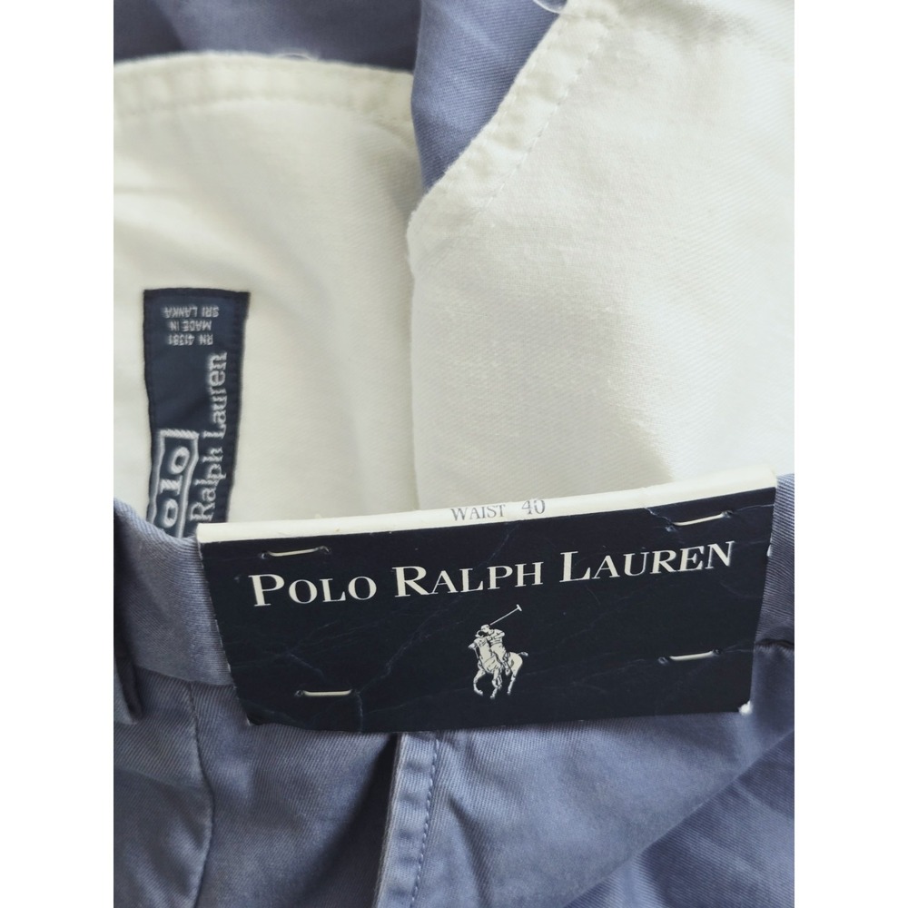 NWT Vintage Polo Ralph Lauren Men's Shorts Sz 40 Blue Preppy Coastal Nautical - Picture 5 of 14